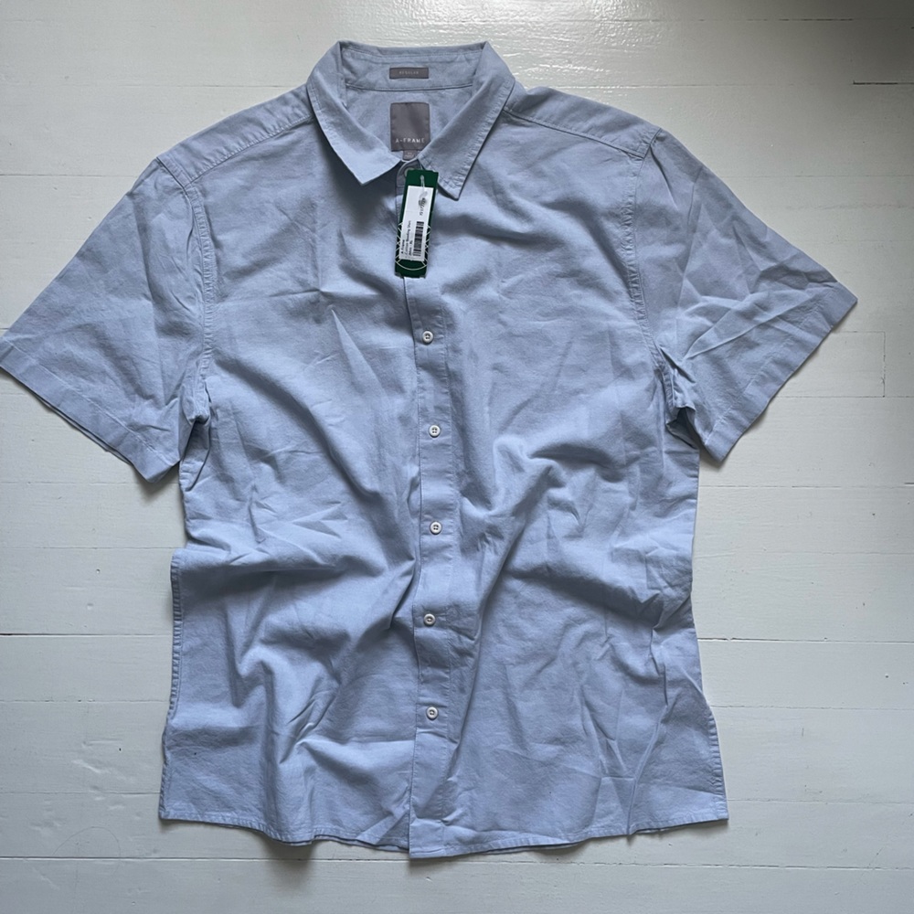 NWT Super Soft A-FRAME Cotton Light Blue XL